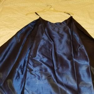 Navy skirt with crenalin. 100 acetate.